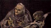 Francisco de goya y Lucientes Two Women Eating oil painting reproduction